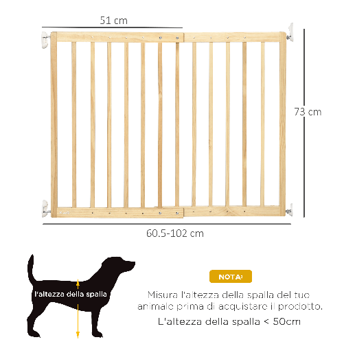 PawHut-Cancellino-per-Cani-Taglia-Piccola-e-Media-in-Legno-di-Pino-Cancelletto-Estensibile-a-2-Pannelli-60.5-102x73-cm
