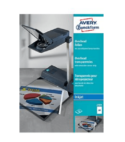 Fogli-per-getto-d-inchiostro-AVERY-Zweckform-2504-trasparenti