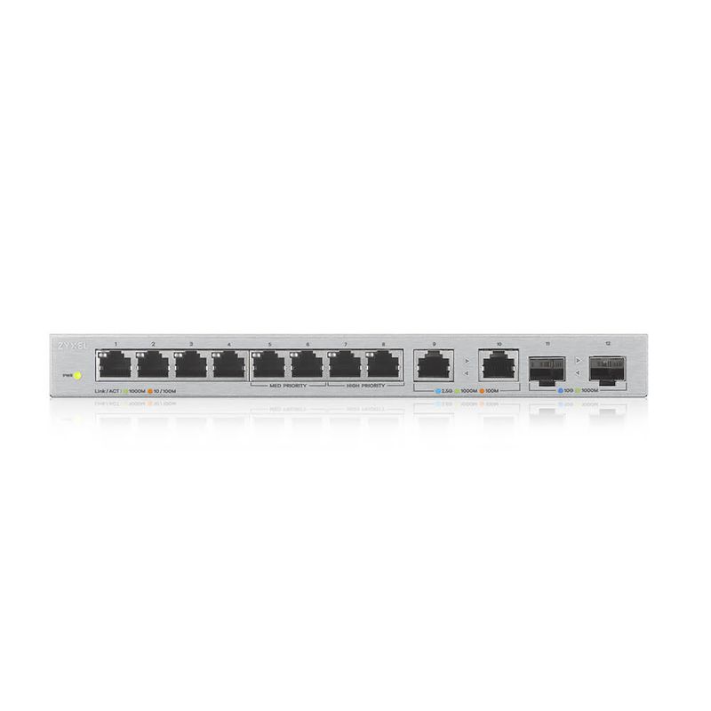 Zyxel-XGS1010-12-ZZ0102F-switch-di-rete-Non-gestito-Gigabit-Ethernet-10-100-1000-Grigio--Zyxel-XGS1010-12---V2---switch-