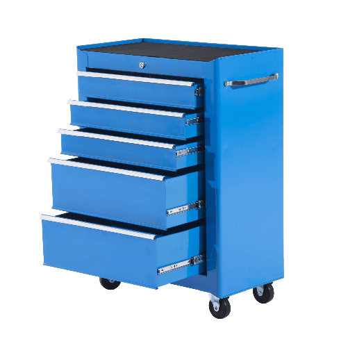 HOMCOM-Carrello-Porta-Utensili-da-Officina-con-Cassettiera-Azzurro-61.5-x-33-x-85cm