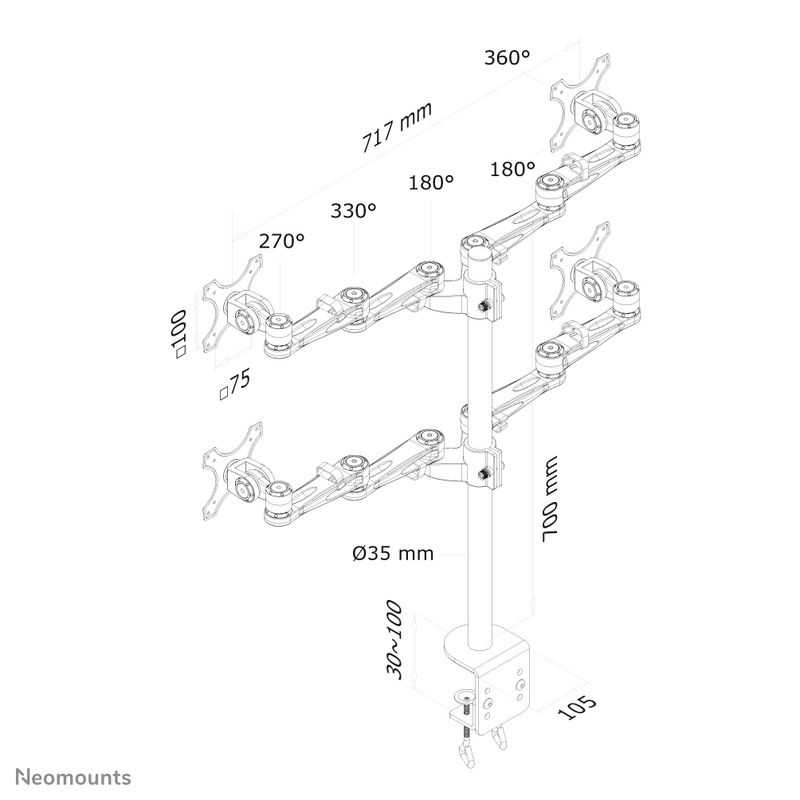 SUPPORTO-SCRIVANIA-LCD-LED-TFT