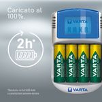 Varta-LCD-charger-AA---AAA--Batterie-ricaricabili-NiMH-incl.-4x-AA-2600-mAh-accu---AC-adattatore---12-V-adattatore---cavo-USB-Grigio