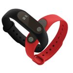 GOCLEVER SMART BAND MAXFIT BASIC OLED Braccialetto per rilevamento di attività 1,07 cm (0.42") IP67 Nero, Rosso