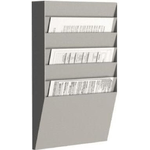 Paperflow Portadepliant da parete PAPERFLOW selezionatrice 6 scomparti. grigio DIN A4 6 volte grigio