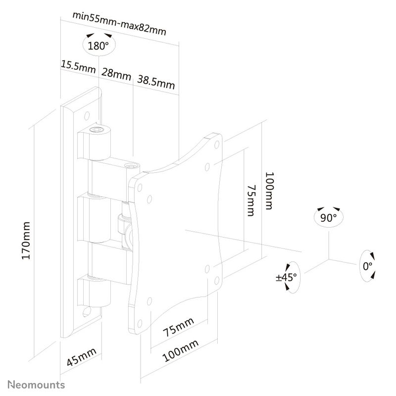 WALL-MOUNT-10-27IN-TILT-SWIVEL