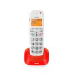 Brondi Bravo Bright Telefono DECT Identificatore di chiamata Rosso