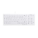 Active Key CHERRY AK-C7000 tastiera Medico USB QWERTZ Tedesco Bianco