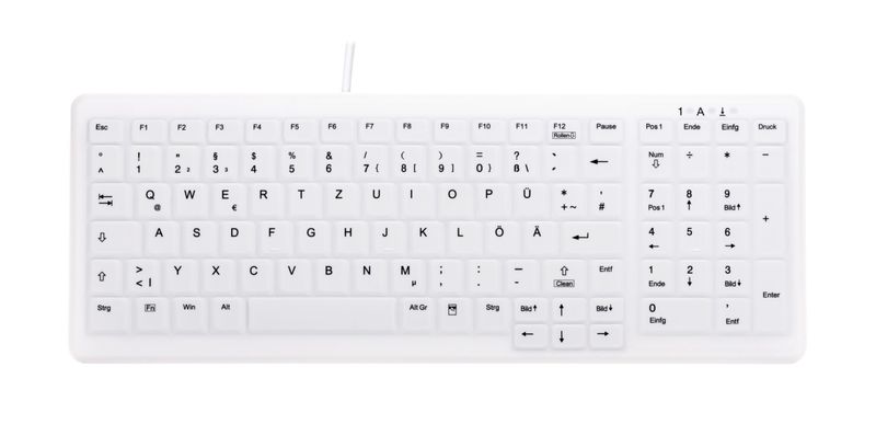 CHERRY-AK-C7000-tastiera-USB-QWERTZ-Tedesco-Bianco