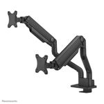 Up-to-35-Inch---Flat-Screen-Monitor-Arm---2-Screens---Full-Motion---Clamp-Grommet---Black