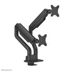 Up-to-35-Inch---Flat-Screen-Monitor-Arm---2-Screens---Full-Motion---Clamp-Grommet---Black