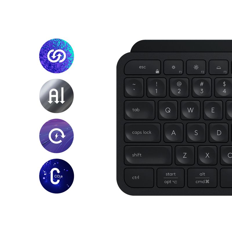 Logitech-MX-Keys-S-Combo-tastiera-Mouse-incluso-RF-senza-fili--Bluetooth-QWERTY-US-International-Grafite--Mx-Keys-S-Comb