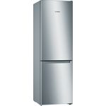 Bosch Serie 2 KGN36NLEA frigorifero con congelatore Libera installazione 305 L E Acciaio inossidabile