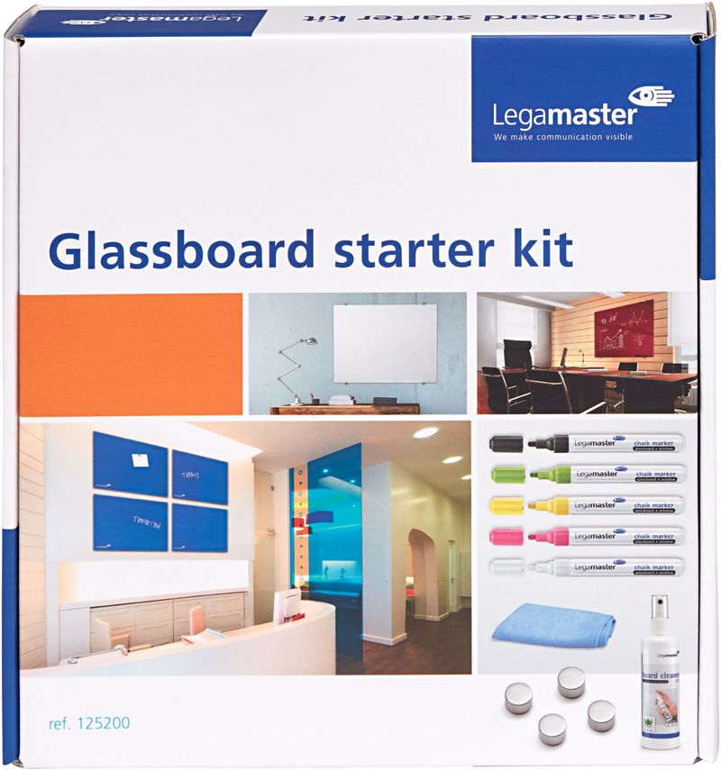 Legamaster-glassboard-starter-set-11-part