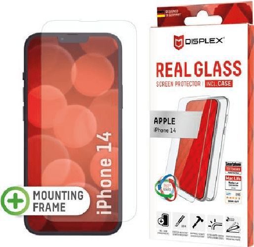 E.V.I.-01710-custodia-per-cellulare-161-cm-6.36-Cover-Trasparente--DISPLEX-REAL-GLASS--CASE---APPLE-IPHONE-14-