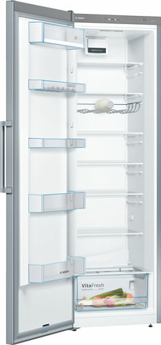 Bosch-Serie-4-KSV36VLEP-frigorifero-Libera-installazione-346-L-E-Acciaio-inossidabile