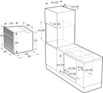 Hisense-BSA66226AX-forno-77-L-3500-W-A-Nero-Grigio-Acciaio-inossidabile