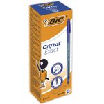 BIC Cristal Exact Blu Penna a sfera Ultra sottile 20 pz