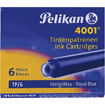 Pelikan Cartucce d'inchiostro Pelikan per penne stilografiche Cartucce d'inchiostro Pelikan. 2x6 pezzi. Blu Reale