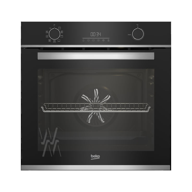 Beko-BBIE13301XFP-forno-66-L-3400-W-A-Nero-Stainless-steel