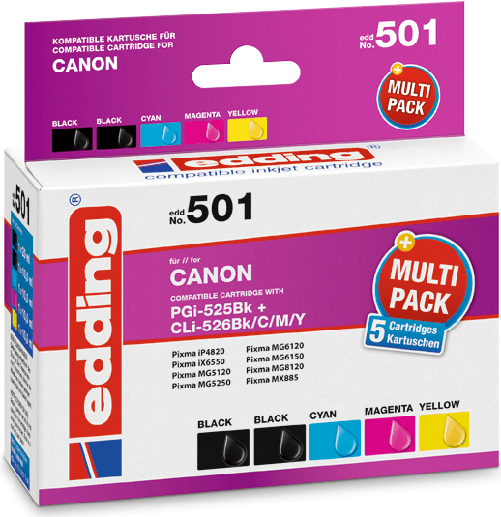 cartucce-per-stampante-edding-EDD-501-2x-nero-ciano-magenta-giallo-compatibili-con-Canon-PGI-525-BK-CLI-526-BK-C-M-Y-set