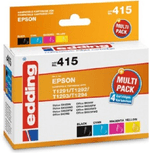 cartucce-per-stampante-edding-EDD-415-nero-ciano-magenta-giallo-compatibili-con-EPSON-T1295L-set-da-4