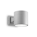 Ideal Lux Applique Moderna Snif Round Alluminio Grigio 1 Luce G9 3W 3000K Luce Calda