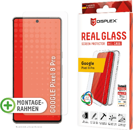 E.V.I.-01893-custodia-per-cellulare-17-cm-6.7-Cover-Trasparente--DISPLEX-REAL-GLASS--CASE---GOOGLE-PIXEL-8-PRO-