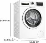 Bosch-Serie-4-WNA144V0IT-lavasciuga-Libera-installazione-Caricamento-frontale-Bianco-E