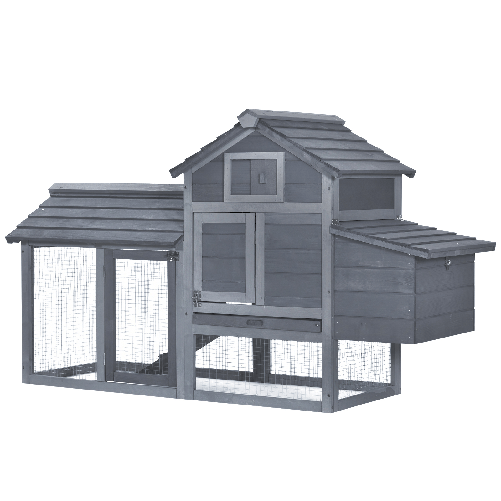 PawHut-Pollaio-Prefabbricato-in-Legno-per-2-Galline-con-Recinzione-e-Nido-per-Cova-150.5x54x87cm