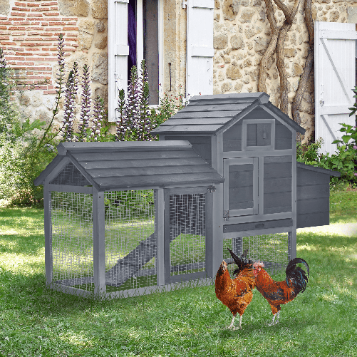 PawHut-Pollaio-Prefabbricato-in-Legno-per-2-Galline-con-Recinzione-e-Nido-per-Cova-150.5x54x87cm