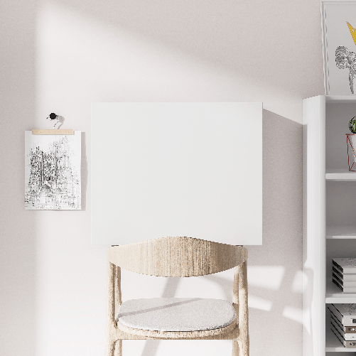 HOMCOM-Scrivania-a-Muro-Pieghevole-e-Salvaspazio-con-Ripiani-per-Casa-e-Ufficio-in-Truciolato-e-MDF-60x21.5x50-cm-Bianco