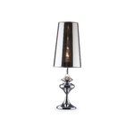 Ideal Lux Lampada Da Scrivania-Ufficio Moderna Alfiere Metallo Cromo 1 Luce E27 68,5Cm