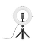 Hama SpotLight Smart 80 II LED Ring Light 8 Ring w/ 96 LEDs Warm White to Daylight Bright Dimmable Remote Control Tripod