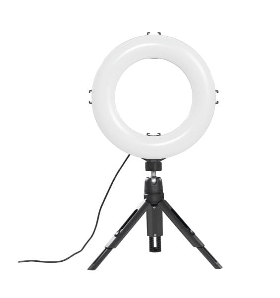 Hama-SpotLight-Smart-80-II-LED-Ring-Light-8-Ring-w--96-LEDs-Warm-White-to-Daylight-Bright-Dimmable-Remote-Control-Tripod