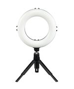 Hama-SpotLight-Smart-80-II-LED-Ring-Light-8-Ring-w--96-LEDs-Warm-White-to-Daylight-Bright-Dimmable-Remote-Control-Tripod