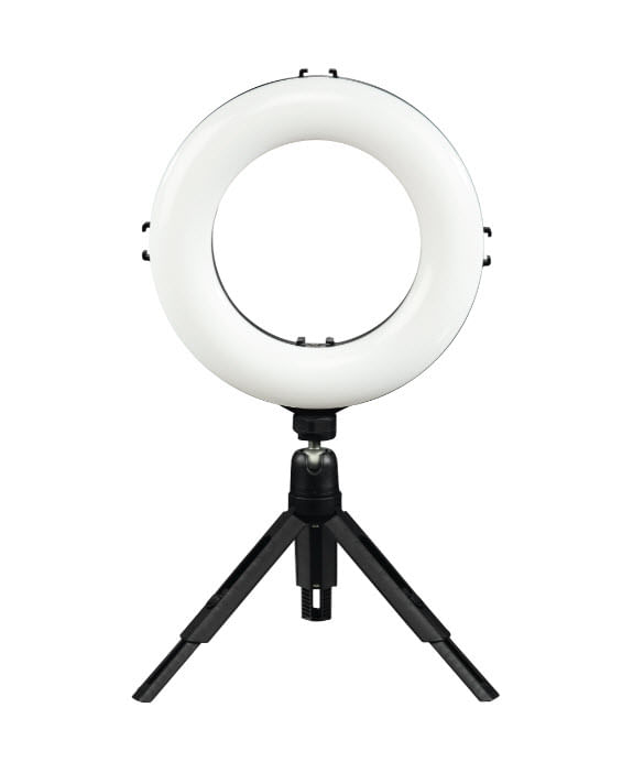 Hama-SpotLight-Smart-80-II-LED-Ring-Light-8-Ring-w--96-LEDs-Warm-White-to-Daylight-Bright-Dimmable-Remote-Control-Tripod