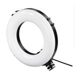 Hama-SpotLight-Smart-80-II-LED-Ring-Light-8-Ring-w--96-LEDs-Warm-White-to-Daylight-Bright-Dimmable-Remote-Control-Tripod