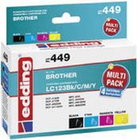 cartucce-per-stampante-edding-EDD-449-nero-ciano-magenta-giallo-compatibili-con-Brother-LC-123BK-C-M-Y-set-di-4