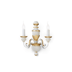 Ideal Lux Applique Classica Firenze Materie Plastiche Bianco 2 Luci E14