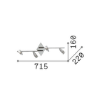 Plafoniera-Moderna-Alfa-Metallo-Cromo-4-Luci-Gu10-7W-3000K-Luce-Calda