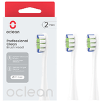 Oclean Testine di Ricambio Professional Clean 2 Pezzi Bianco