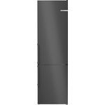 Bosch Serie 4 KGN39VXDT Frigorifero combinato da libera installazione 203 x 60 cm Acciaio nero anti-impronta Classe D