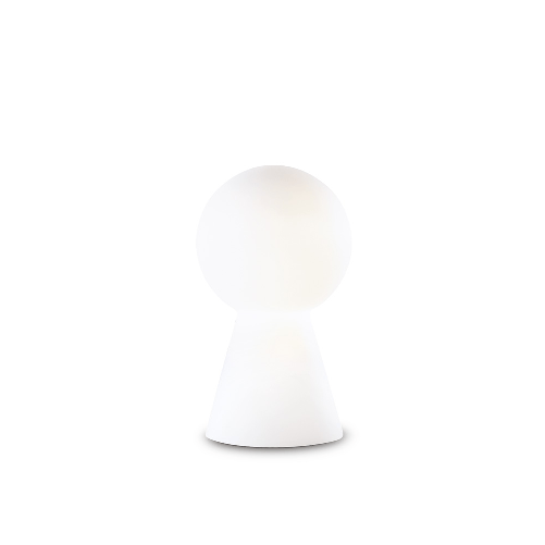 Lampada-Da-Tavolo-Moderna-Birillo-Vetro-Bianco-1-Luce-E27-D175Cm