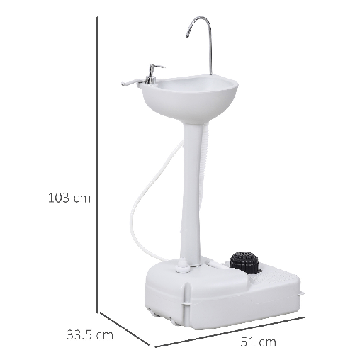 Outsunny-Lavabo-Portatile-da-Campeggio-con-2-Ruote-Serbatoio-Acqua-17L-e-Serbatoio-Sapone-2.5L-51x33.5x103cm