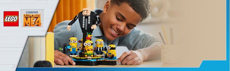 LEGO-Cattivissimo-Me-Gru-e-Minions-in-Mattoncini-Set-dal-Film-della-Illumination-Personaggi-da-Costruire-che-Danzano-Giochi-Creativi-per-Bambini-e-Bambine-da-9-Anni-Regalo-da-Esposizione-75582