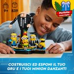 LEGO-Cattivissimo-Me-Gru-e-Minions-in-Mattoncini-Set-dal-Film-della-Illumination-Personaggi-da-Costruire-che-Danzano-Giochi-Creativi-per-Bambini-e-Bambine-da-9-Anni-Regalo-da-Esposizione-75582