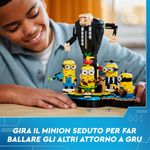 LEGO-Cattivissimo-Me-Gru-e-Minions-in-Mattoncini-Set-dal-Film-della-Illumination-Personaggi-da-Costruire-che-Danzano-Giochi-Creativi-per-Bambini-e-Bambine-da-9-Anni-Regalo-da-Esposizione-75582