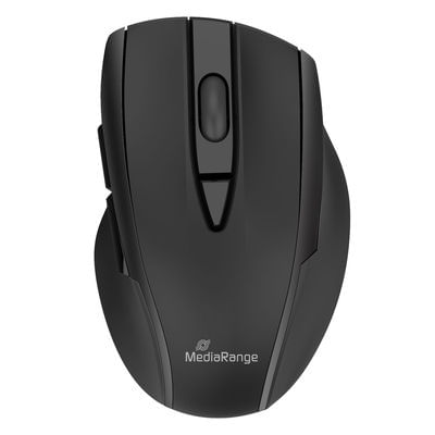 Mouse-MediaRange-ottico-5-pulsanti-wireless-nero