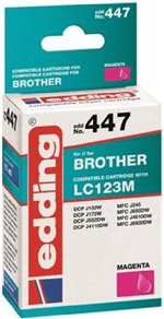 cartuccia-per-stampante-edding-EDD-447-magenta-compatibile-con-Brother-LC-123M