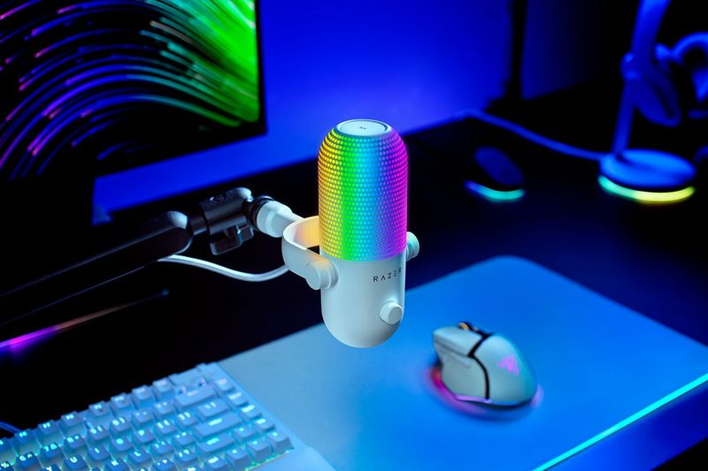 RAZER-SEIREN-V3-CHROMA-WHITE-MICROPHONE